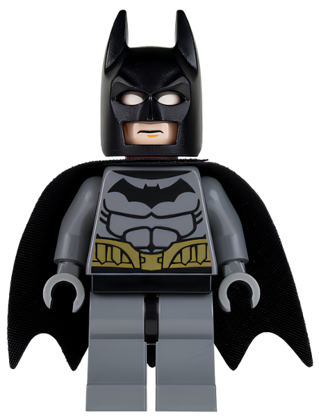 Минифигурка LEGO Batman - Dark Bluish Gray Suit, Gold Belt, Hands sh0089 U